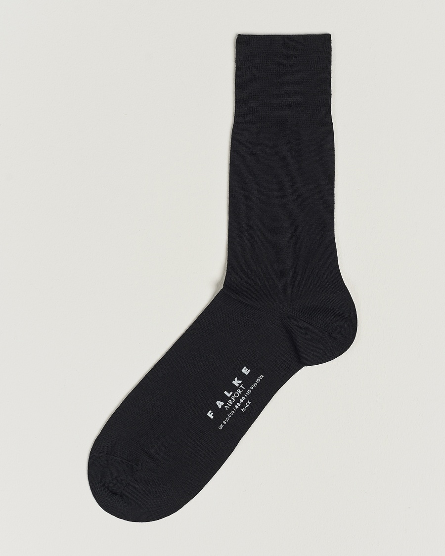 Falke Airport Socks Black – Black