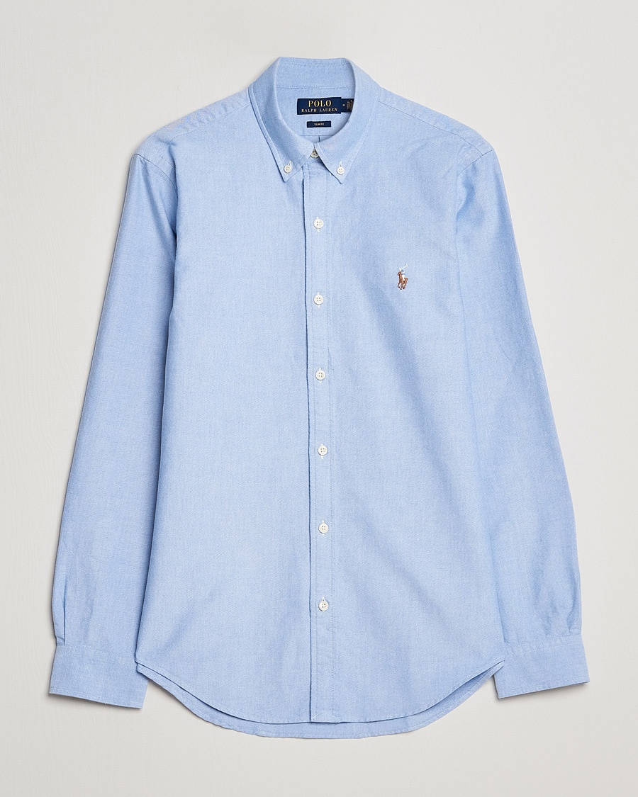 Men | Smart Casual | Polo Ralph Lauren | Slim Fit Shirt Oxford Blue