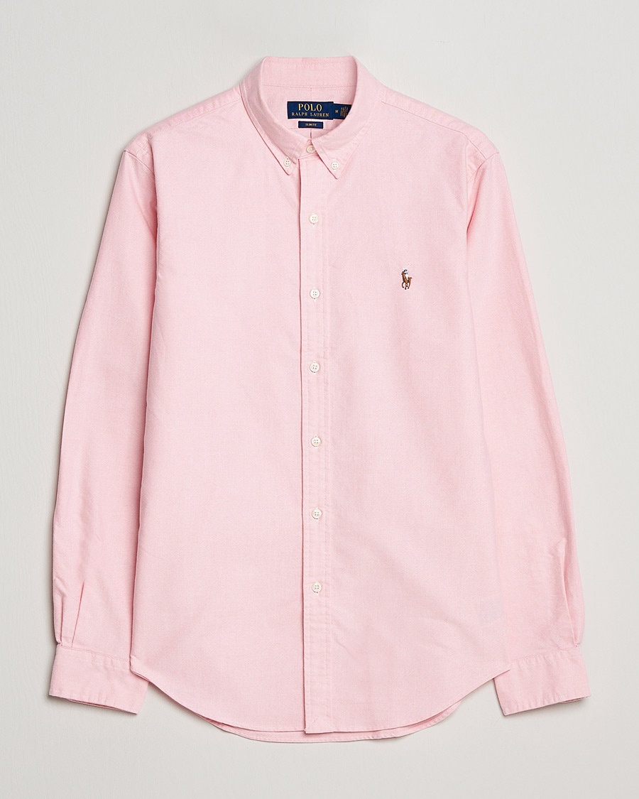 Polo Ralph Lauren Slim Fit Shirt Oxford Pink – Pink