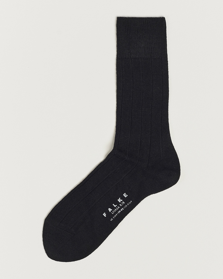 Men | Everyday Socks | Falke | Lhasa Cashmere Socks Black