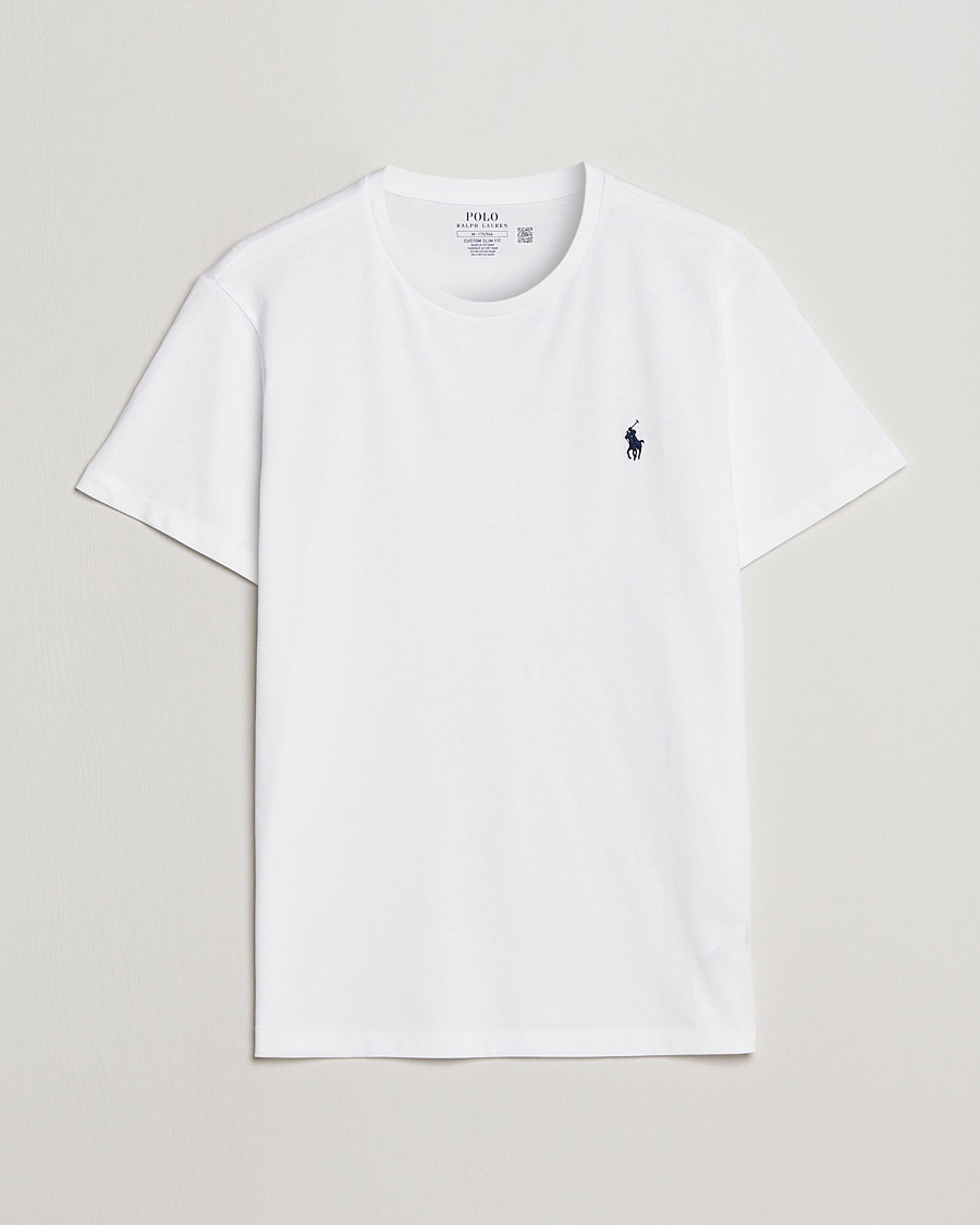 Polo Ralph Lauren Custom Slim Fit Tee White – White