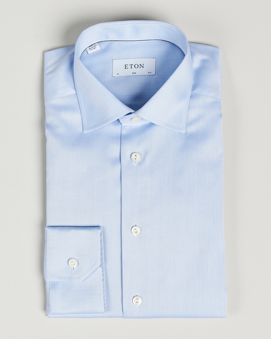 Eton Slim Fit Shirt Blue – Blue
