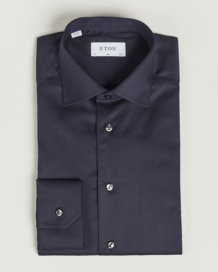 Men | Eton | Eton | Slim Fit Shirt Navy