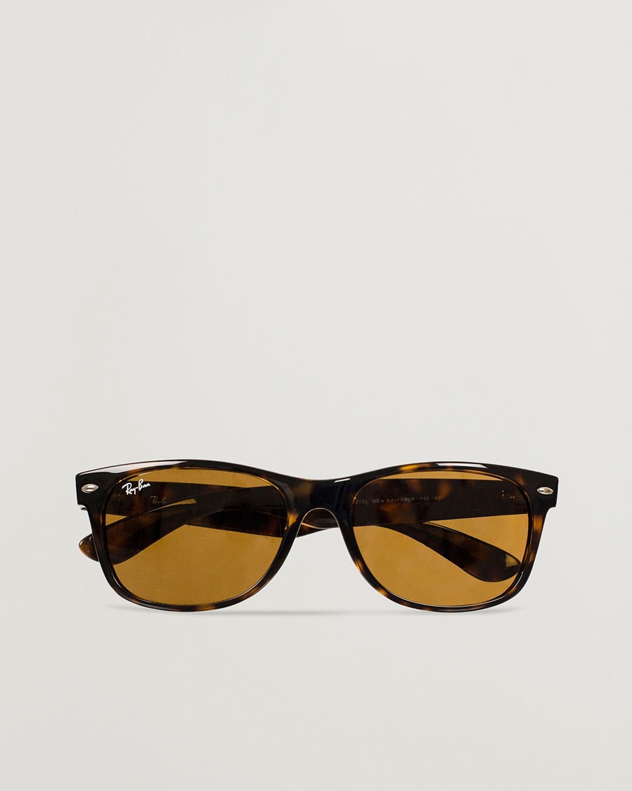Ray-Ban New Wayfarer Sunglasses Light Havana/Crystal Brown – Brown
