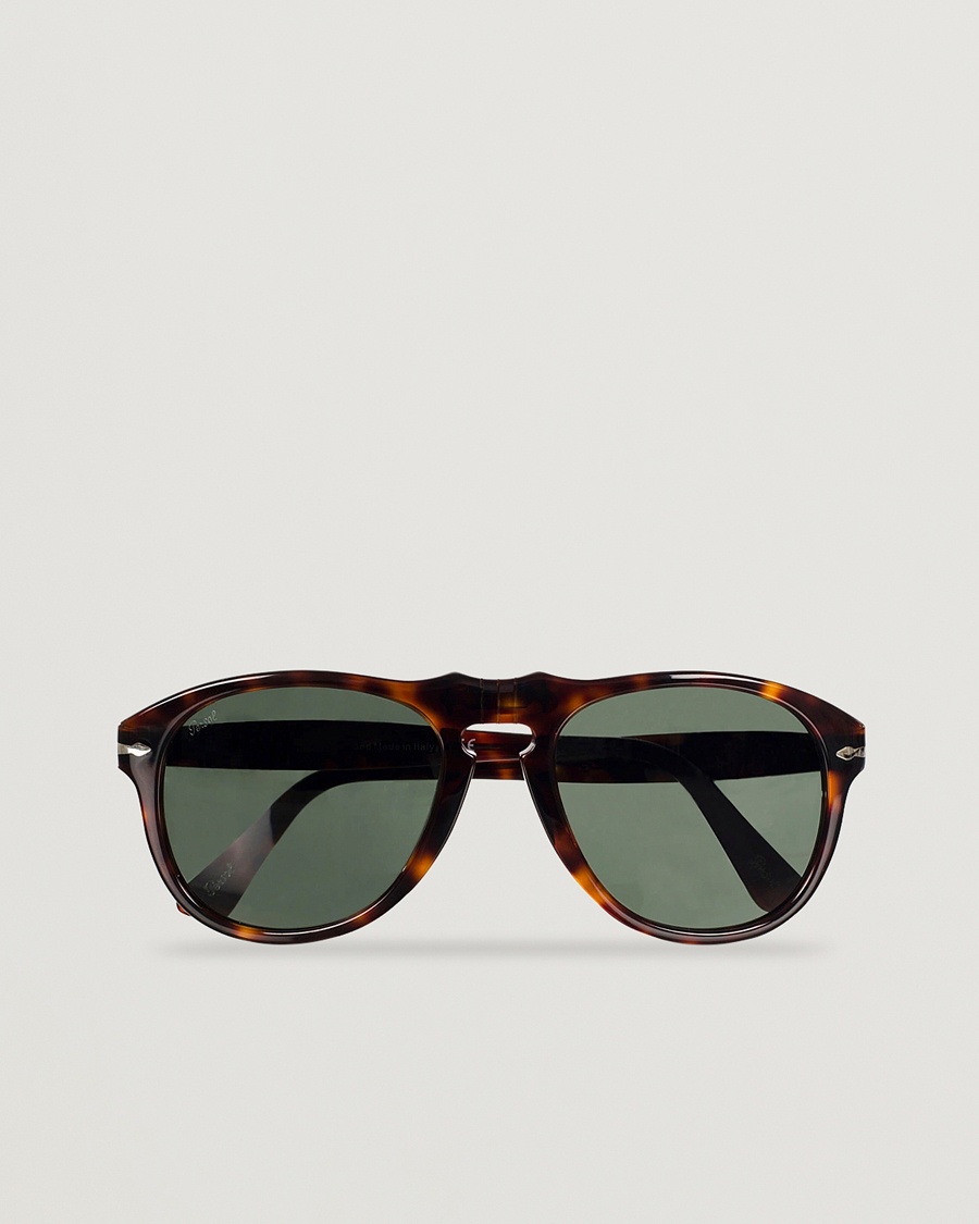 Persol 0PO0649 Sunglasses Havana/Crystal Green – Brown