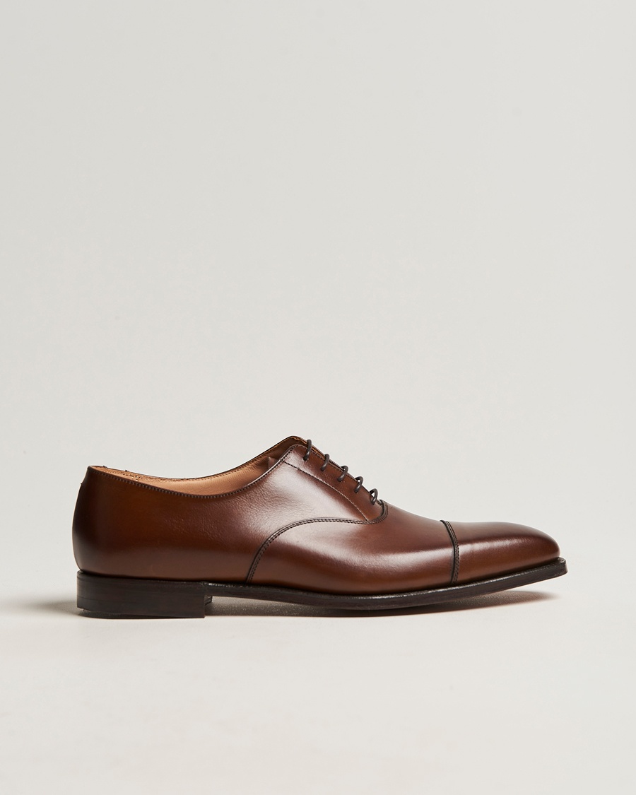 Crockett & Jones Hallam Oxford Dark Brown Calf – Brown