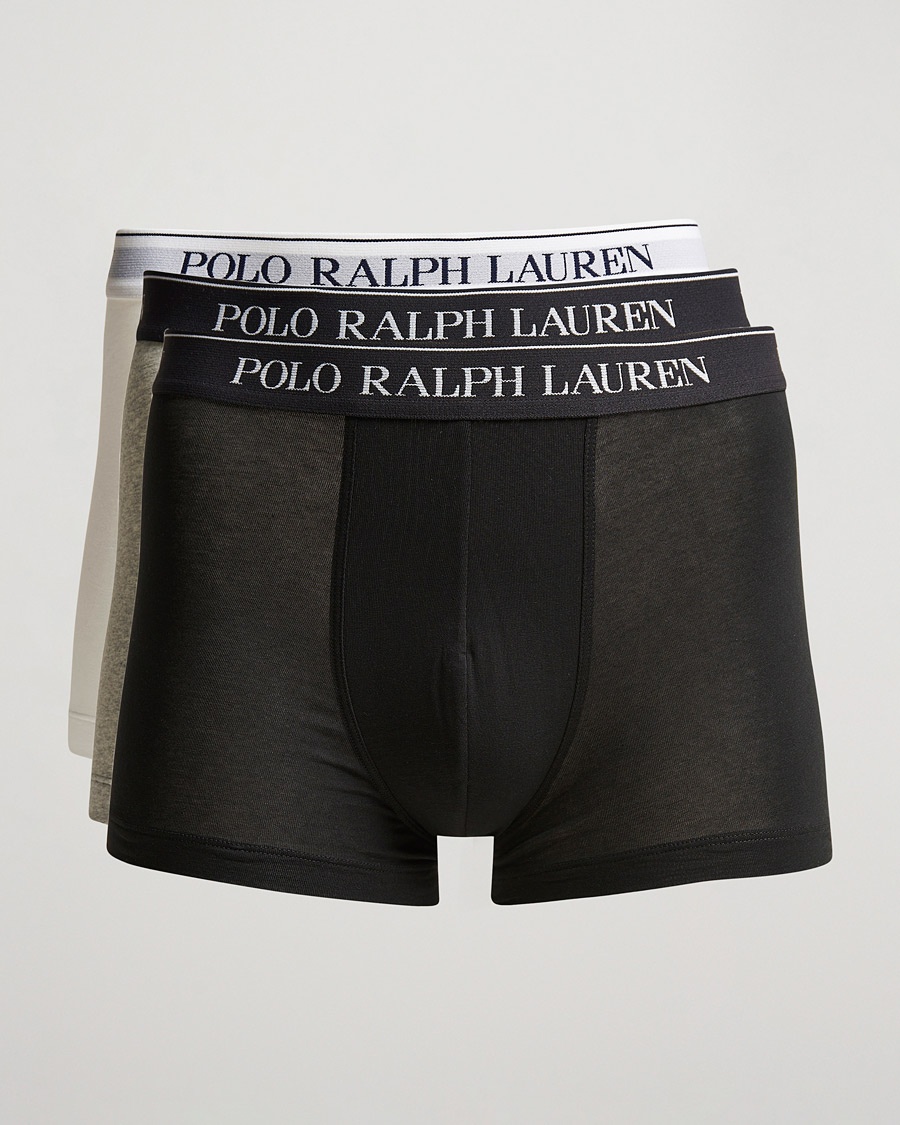 Men | World of Ralph Lauren | Polo Ralph Lauren | 3-Pack Trunk Grey/White/Black
