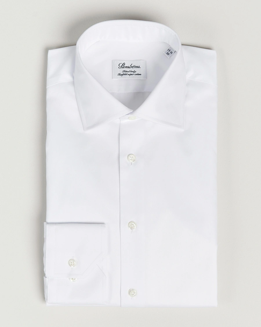 Men | | Stenströms | Fitted Body Shirt White