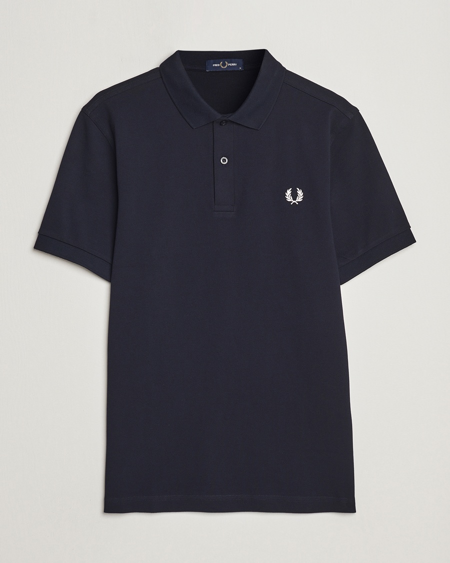 Men | Polo Shirts | Fred Perry | Plain Polo Navy