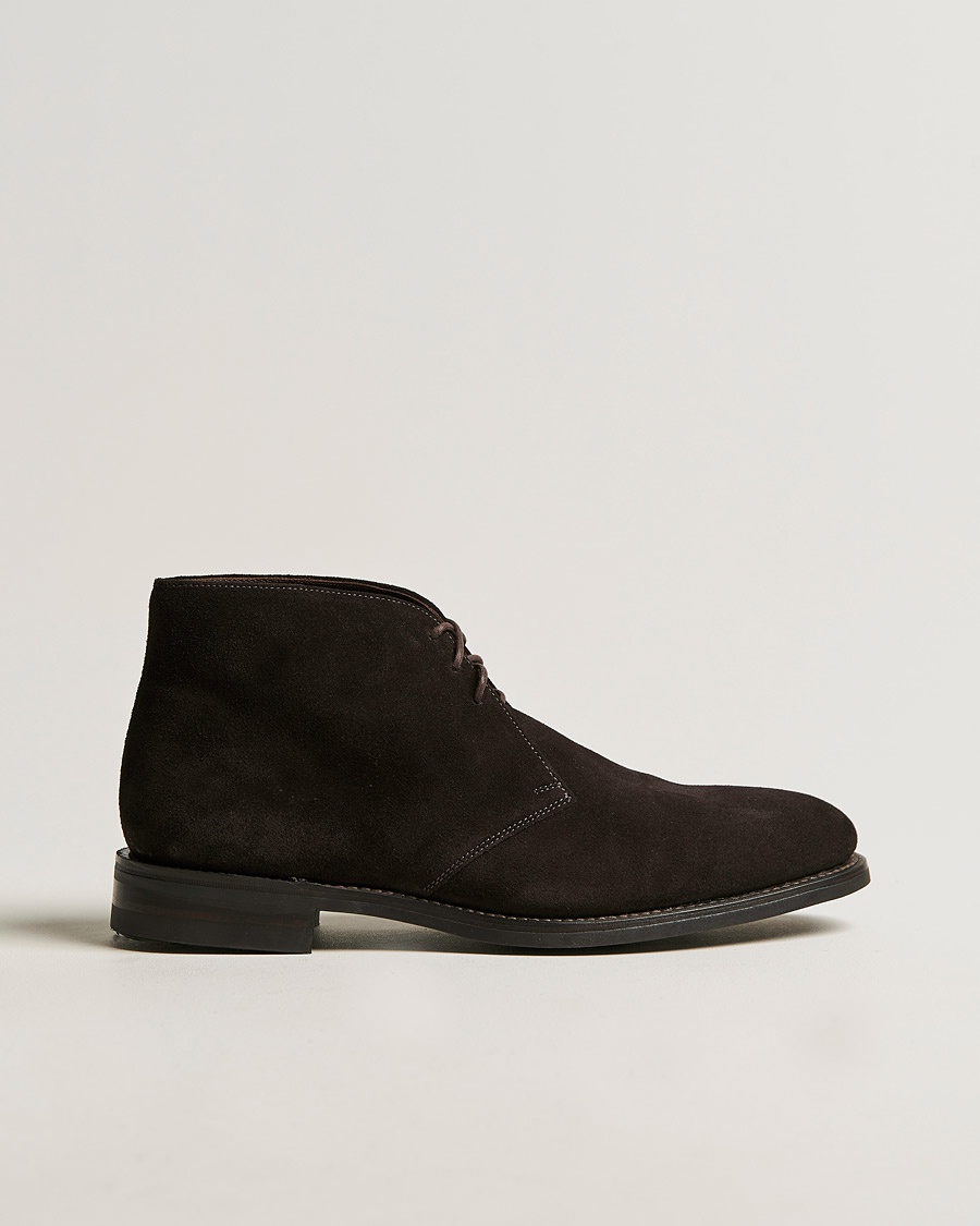 Loake 1880 Pimlico Chukka Boot Dark Brown Suede – Brown