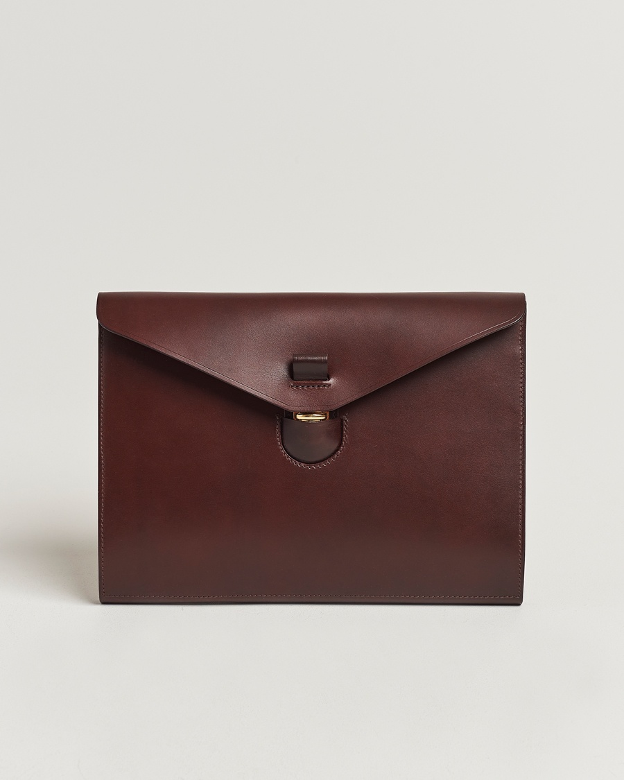 Men | Bags | Tärnsjö Garveri | TG1873 Portfolio Dark Brown