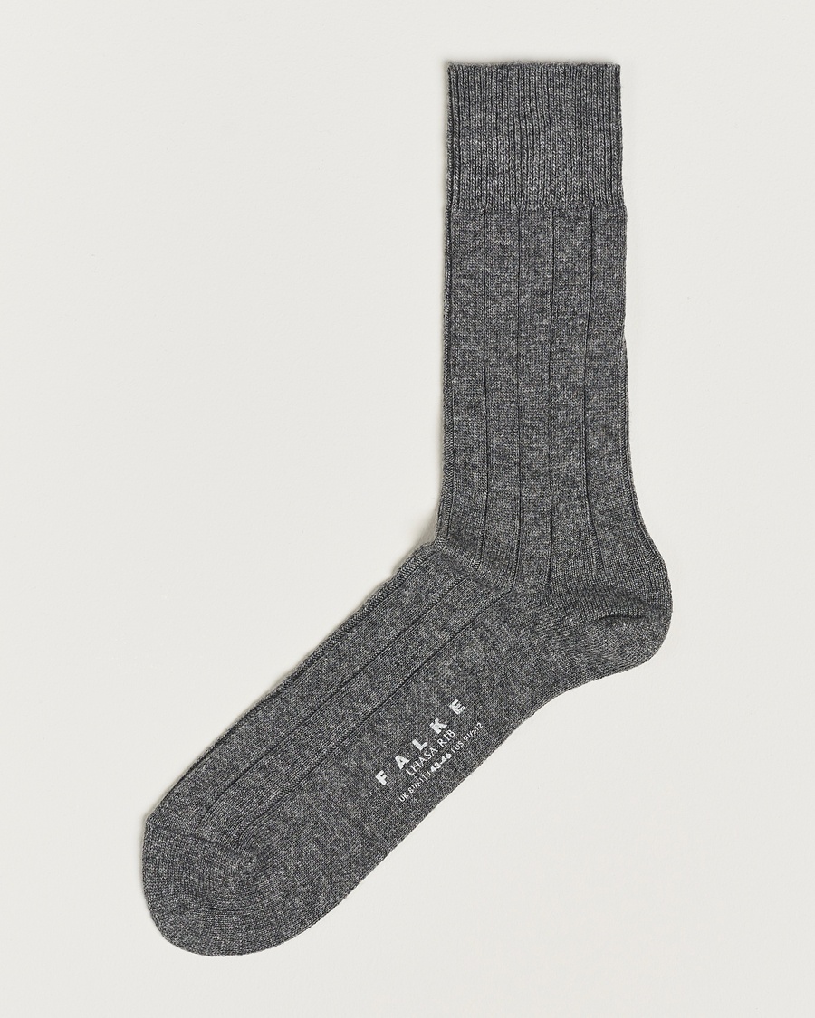 Falke Lhasa Cashmere Socks Light Grey – Grey