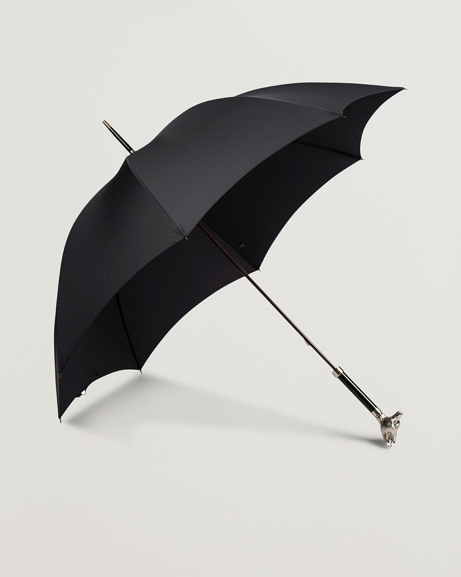 Fox Umbrellas Silver Fox Umbrella Black – Black