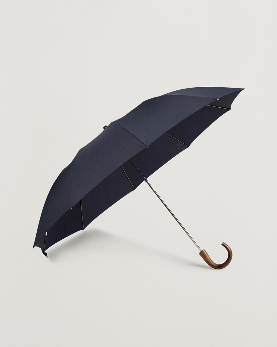 Fox Umbrellas Telescopic Umbrella Navy – Blue