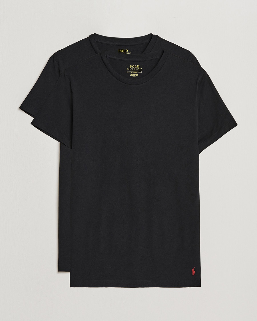 Polo Ralph Lauren 2-Pack Cotton Stretch T-Shirt Black – Black