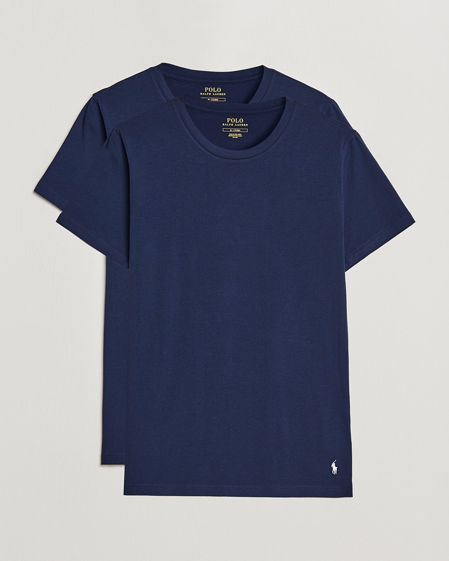 Polo Ralph Lauren 2-Pack Cotton Stretch T-Shirt Cruise Navy – Blue