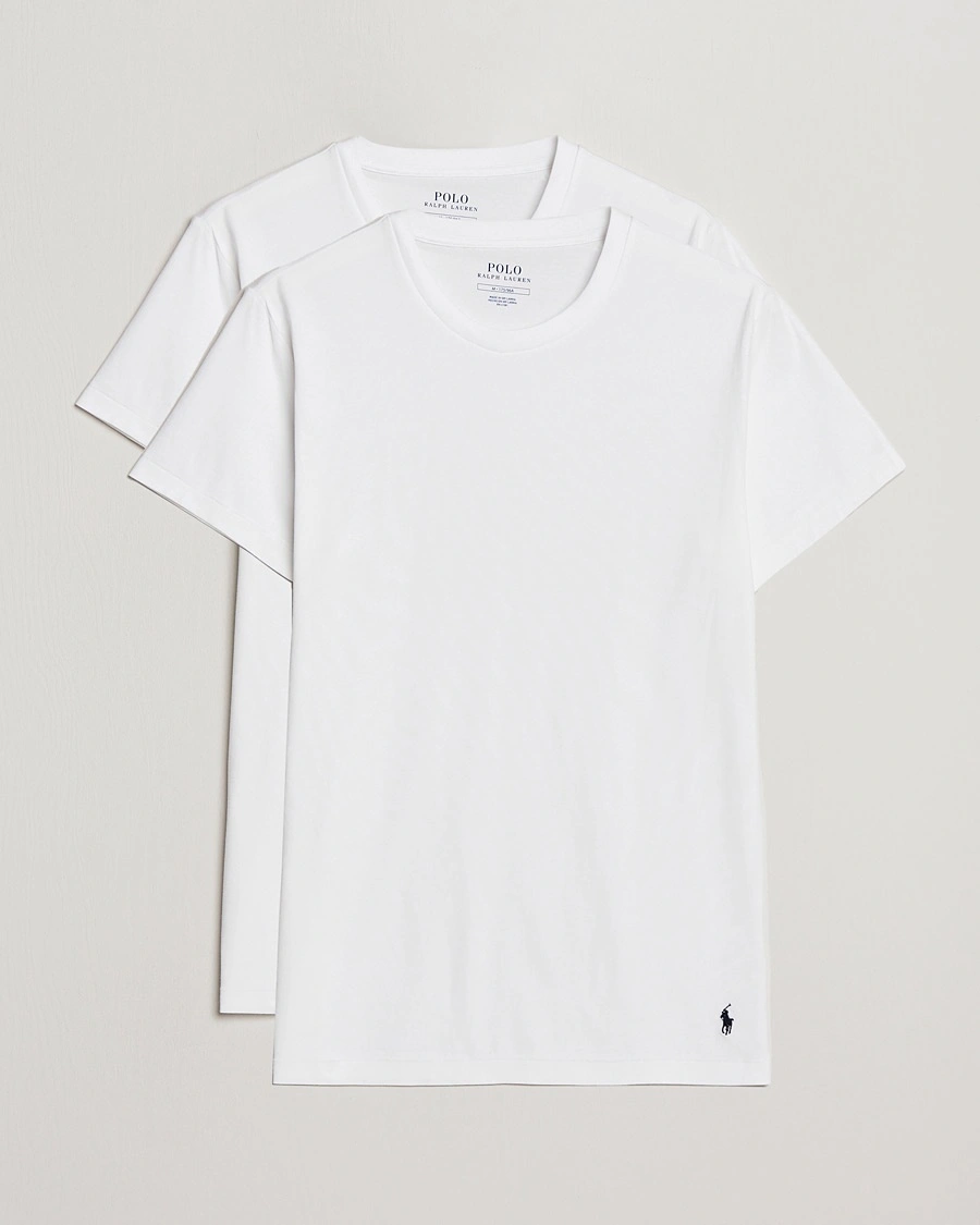 Men | World of Ralph Lauren | Polo Ralph Lauren | 2-Pack Cotton Stretch T-Shirt White