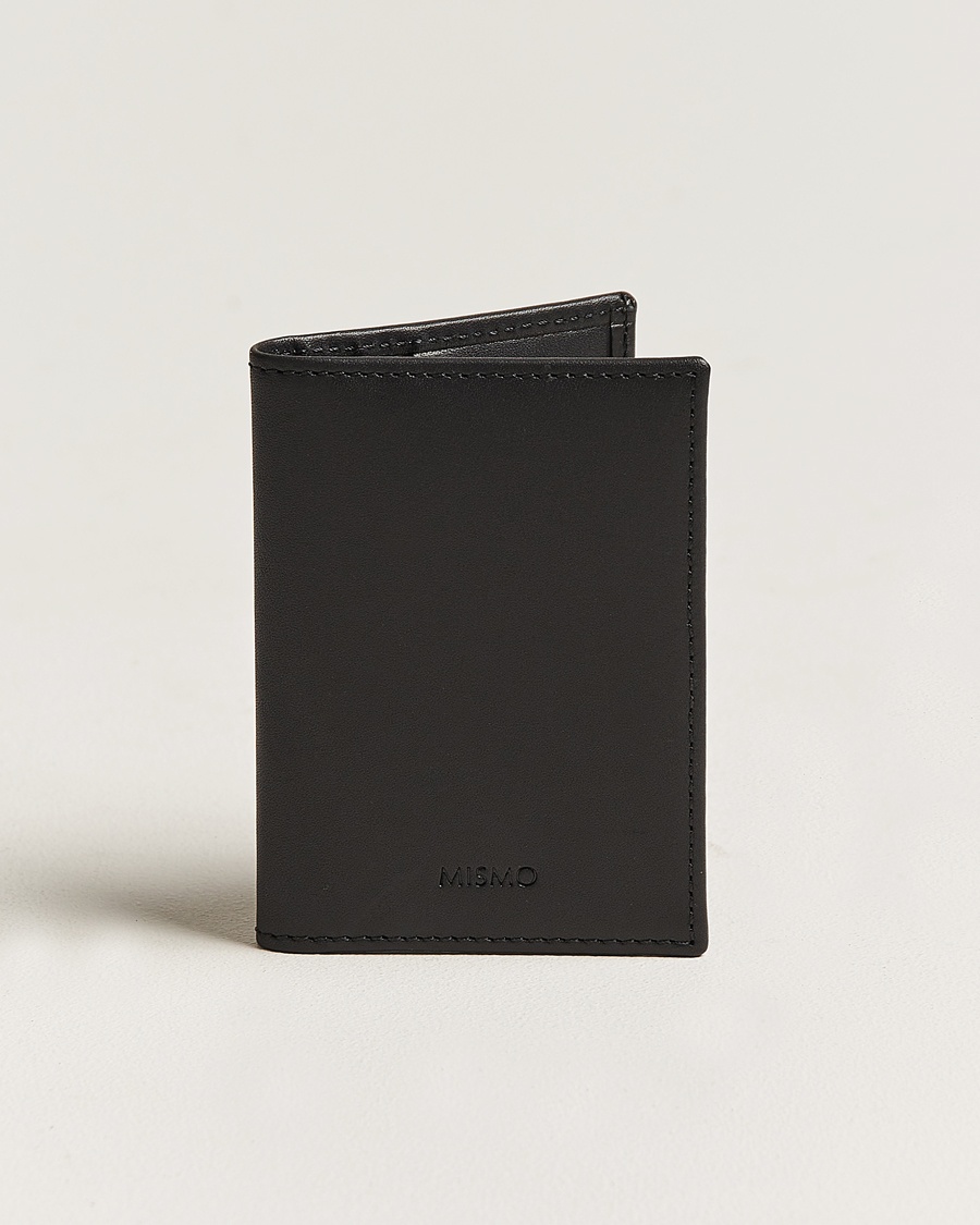 Mismo Cards Leather Cardholder Black – Black