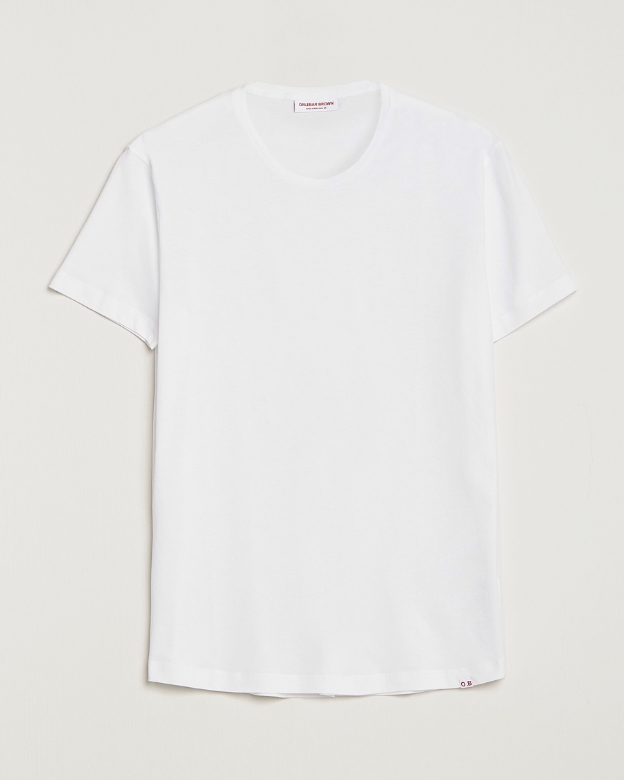 Orlebar Brown OB Crew Neck Tee White – White