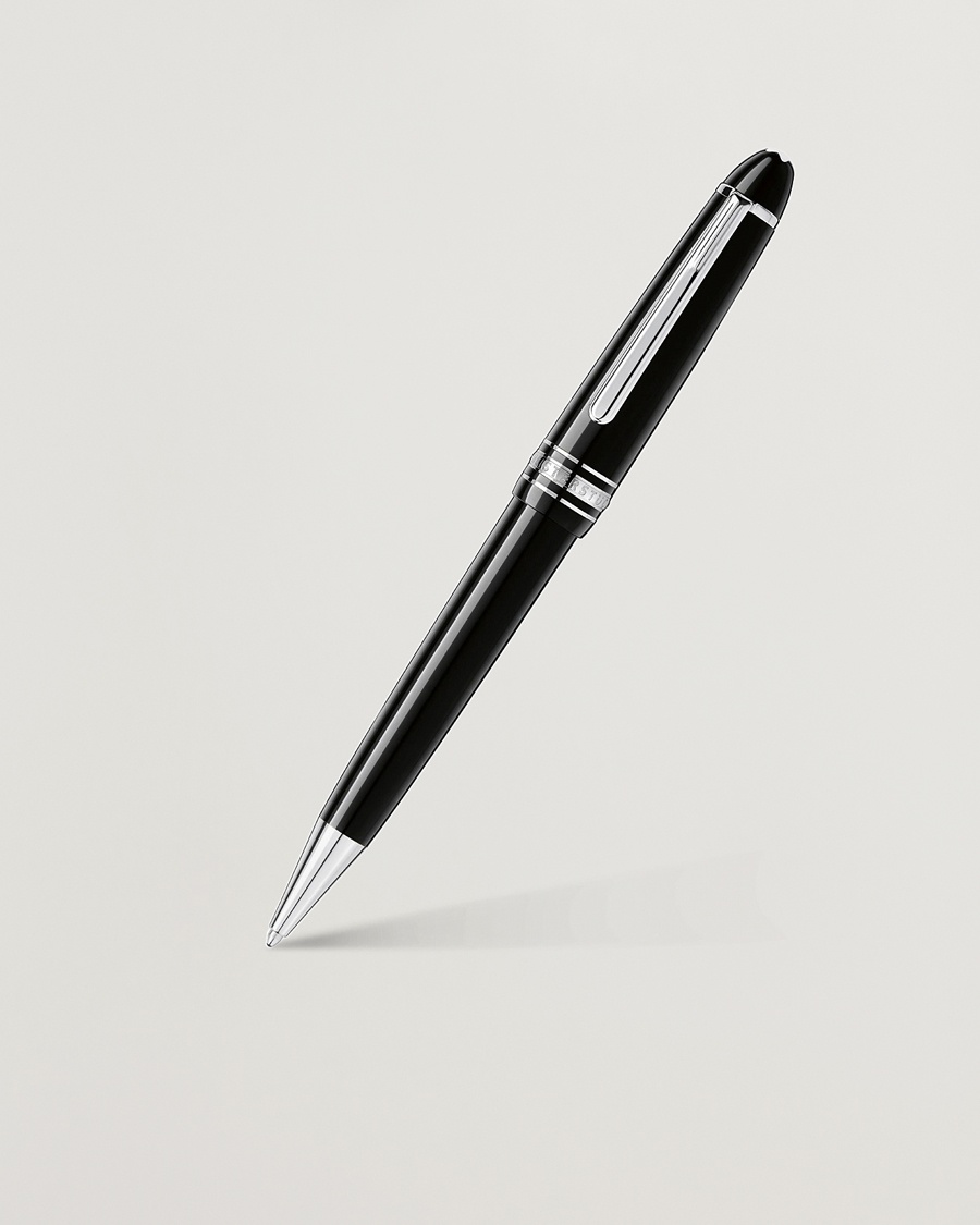 Montblanc Midsize Meisterstück Ballpoint Pen Platinum Line – Black
