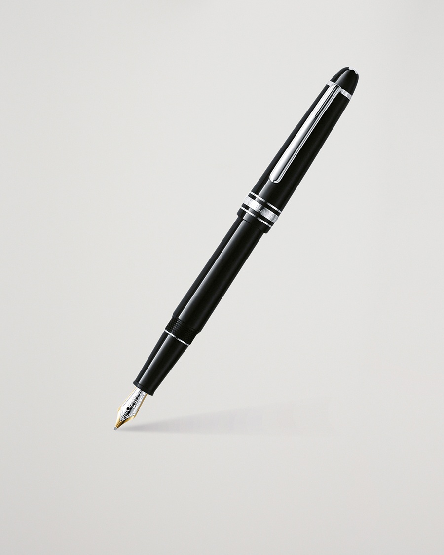 Men | Lifestyle | Montblanc | 145 Classique Meisterstück F Fountain Pen Platinum Line