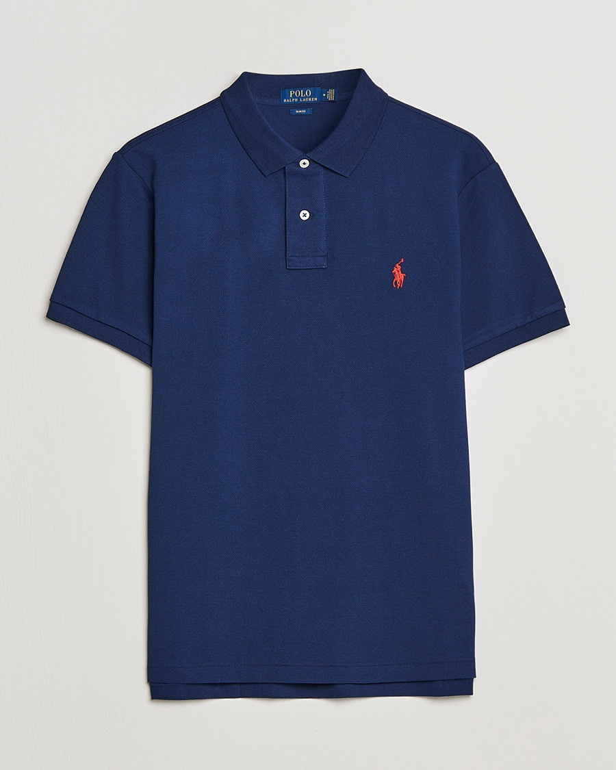 Polo Ralph Lauren Slim Fit Polo Newport Navy – Blue