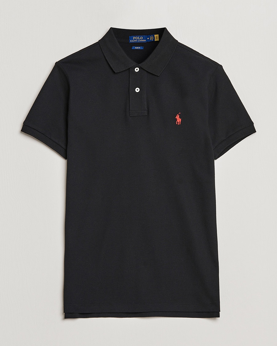 Polo Ralph Lauren Slim Fit Polo Polo Black – Black