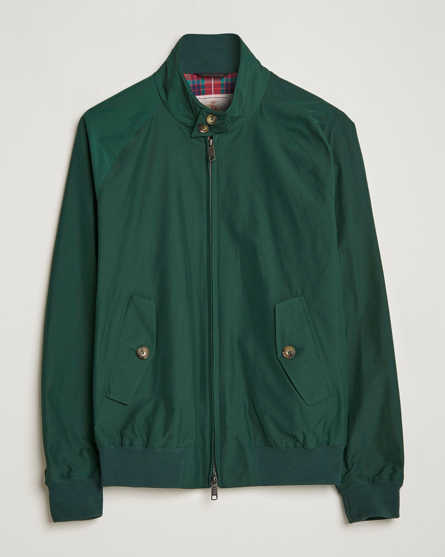 Men | Coats & Jackets | Baracuta | G9 Original Harrington Jacket Racing Green