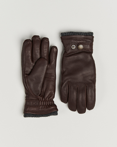 Polo Ralph Lauren Full Grain Leather Gloves Caramel at CareOfCarl.com