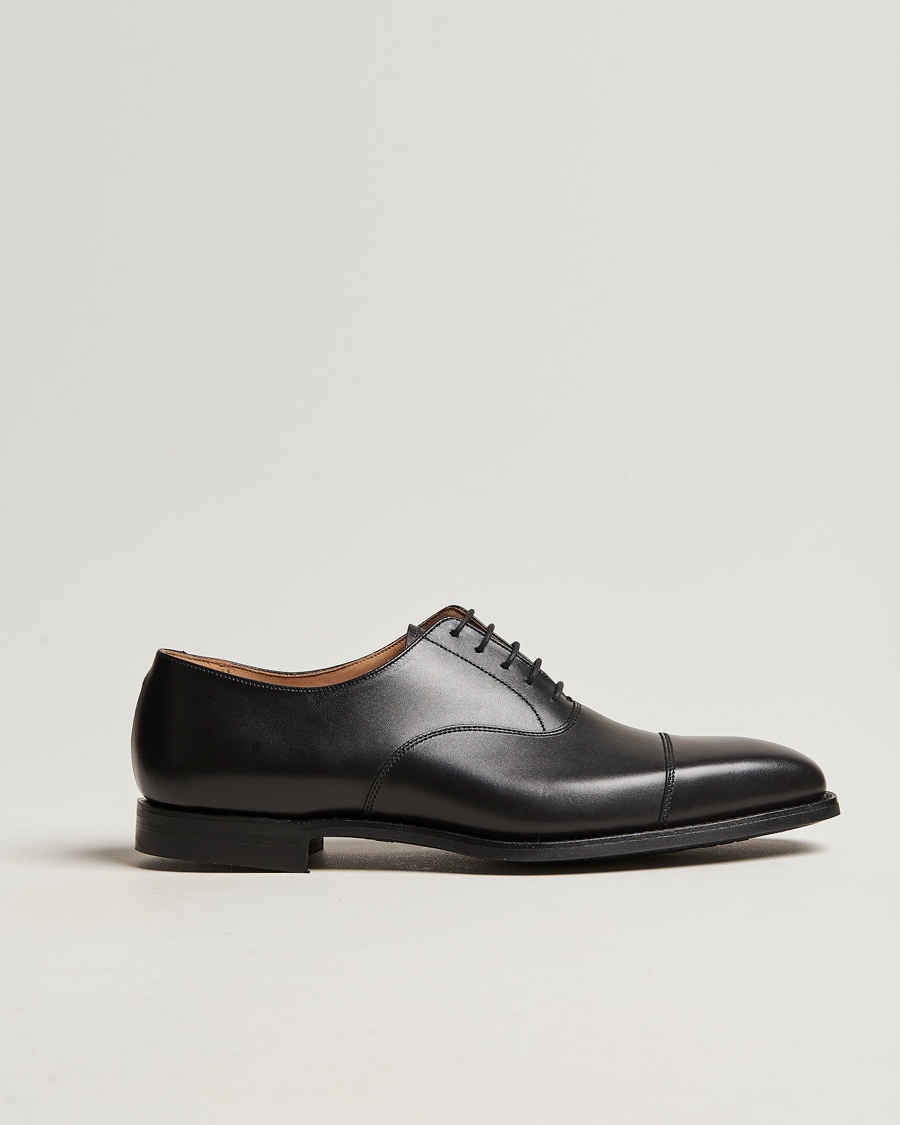 Crockett & Jones Hallam Oxford City Sole E Black Calf – Black