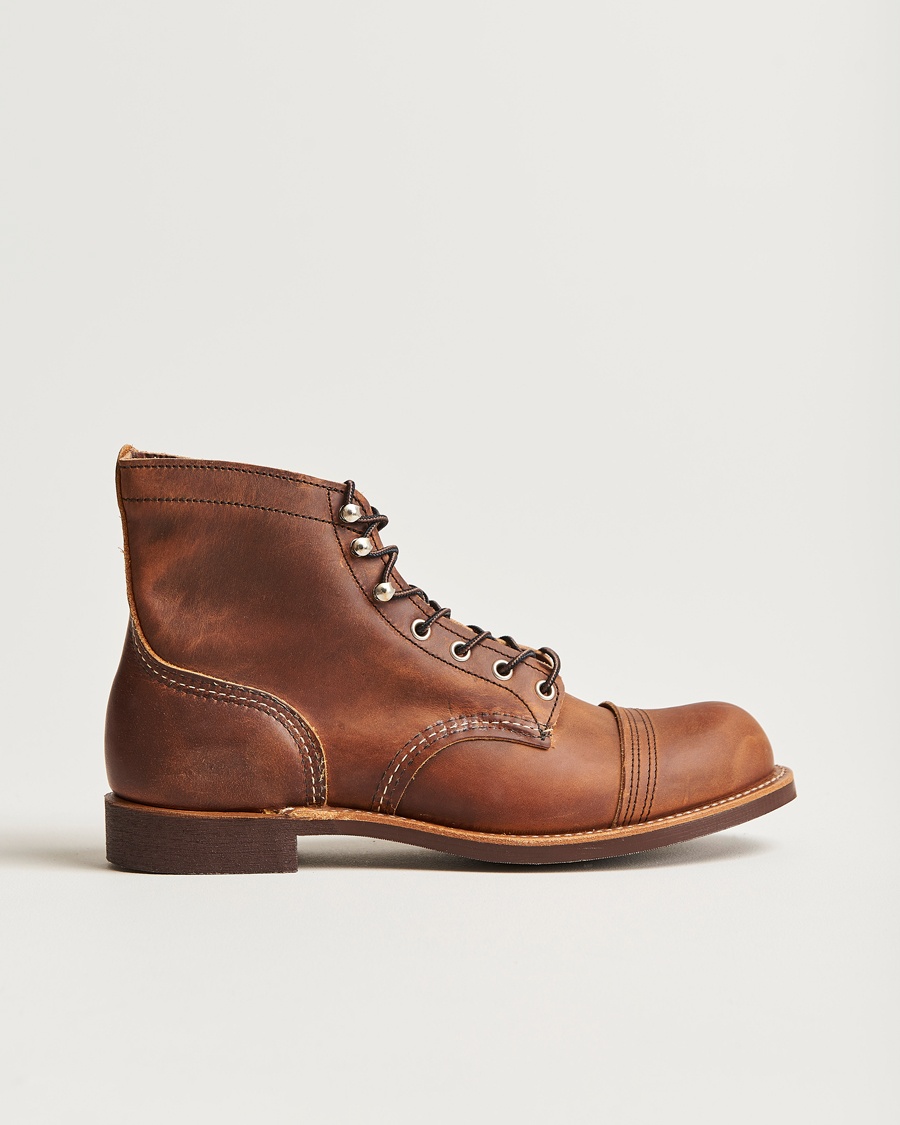 Red Wing Shoes Iron Ranger Boot Copper Rough/Though Leather – Brown