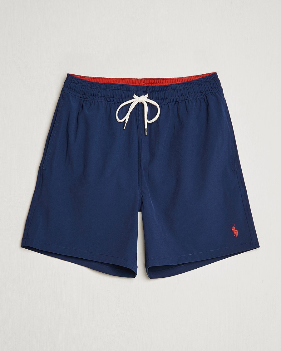 Men | Swimwear | Polo Ralph Lauren | Traveler Boxer Swimshorts Newport Navy