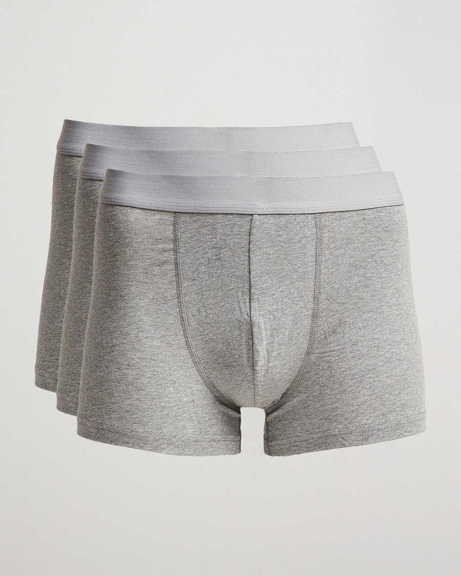 Bread & Boxers 3-Pack Boxer Brief Grey Melange – Grey