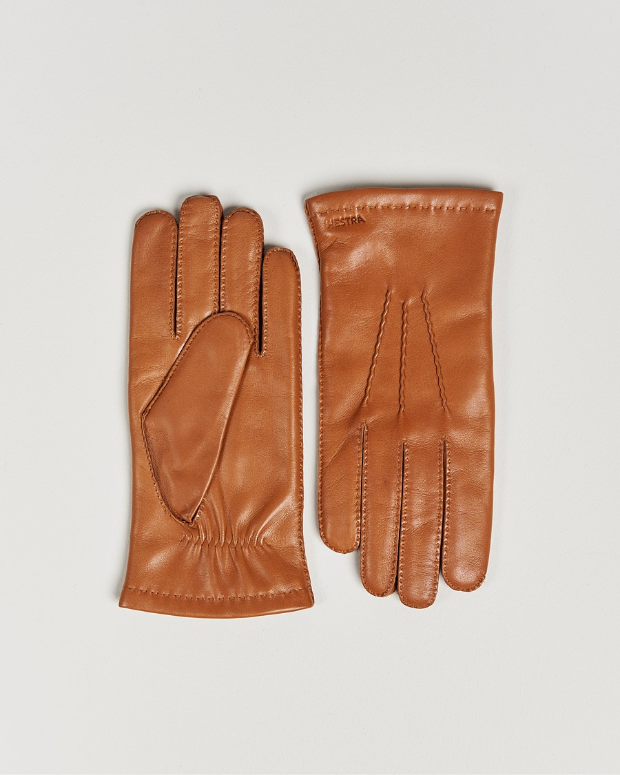 Hestra Edward Wool Lined Glove Cognac – Brown