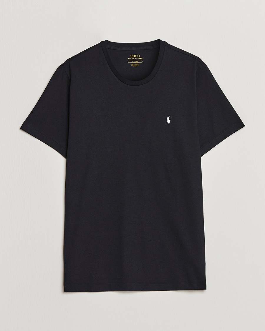 Polo Ralph Lauren Liquid Cotton Crew Neck T-Shirt Black – Black
