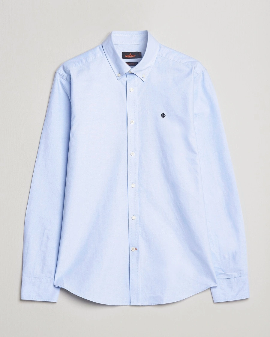 Morris Douglas Oxford Shirt Light Blue – Blue