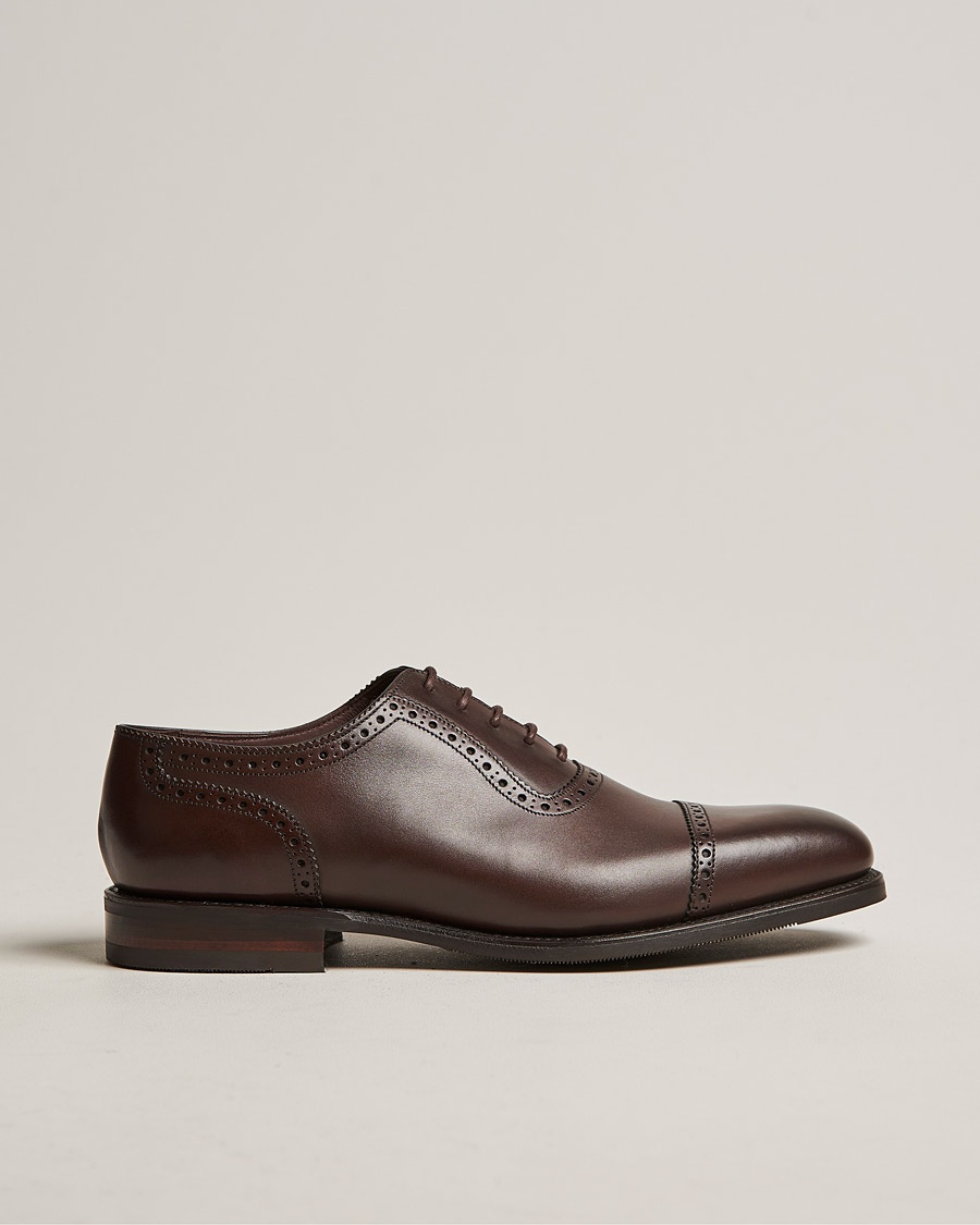Loake 1880 Fleet Brogue Shadow Sole Dark Brown Calf – Brown