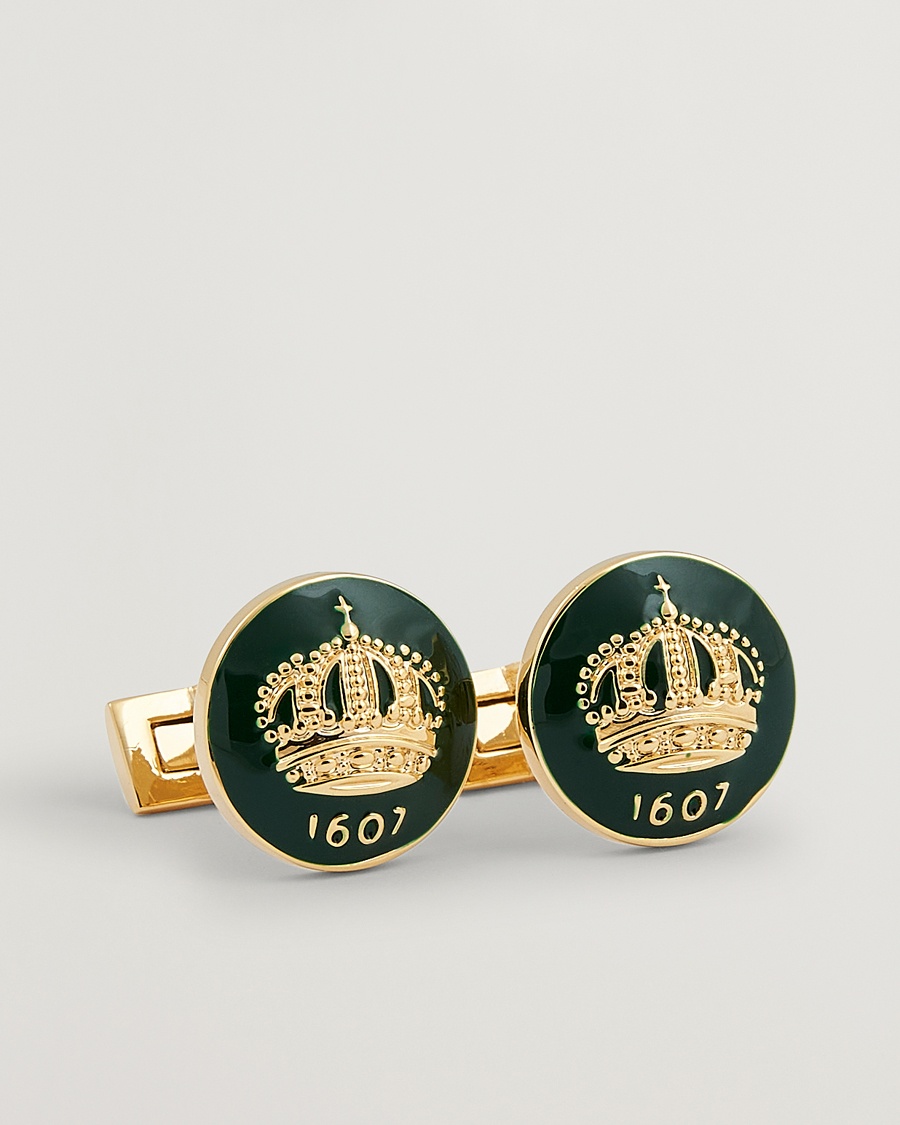 Skultuna The Crown Cufflinks Green – Green