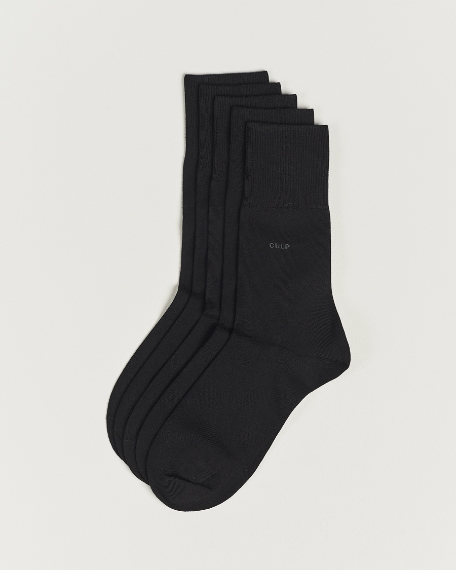 Men | CDLP | CDLP | 5-Pack Bamboo Socks Black