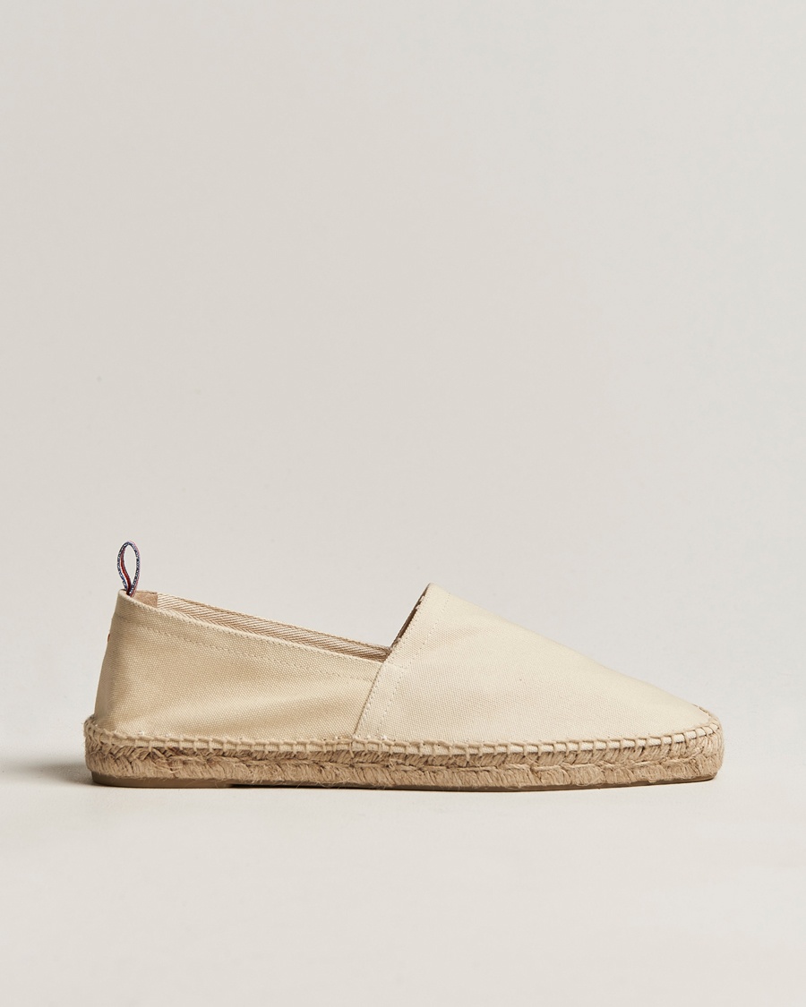 Castañer Pablo Canvas Espadrilles Ivory – Beige