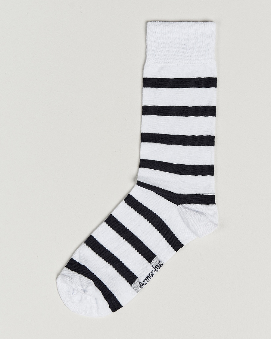 Armor-lux Loer Stripe Sock White/Rich Navy – White