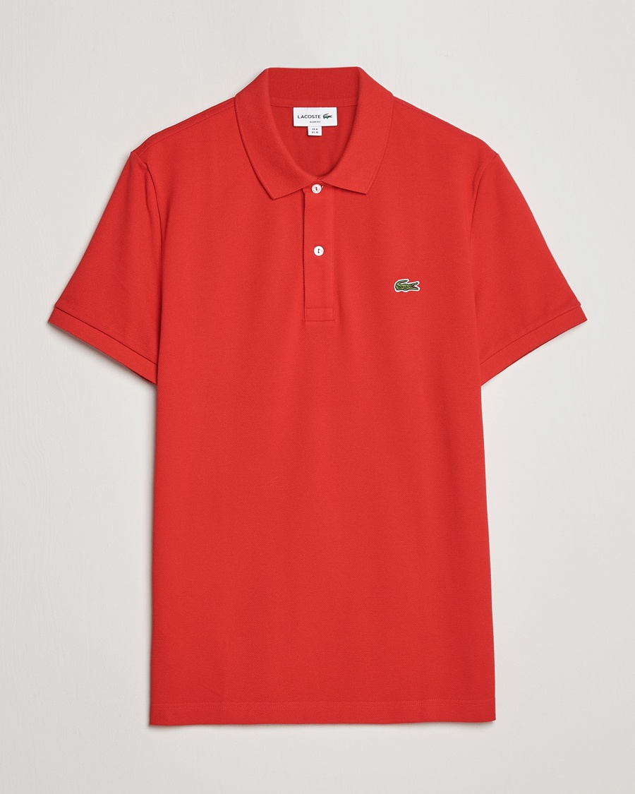 Lacoste Slim Fit Polo Piké Red – Red