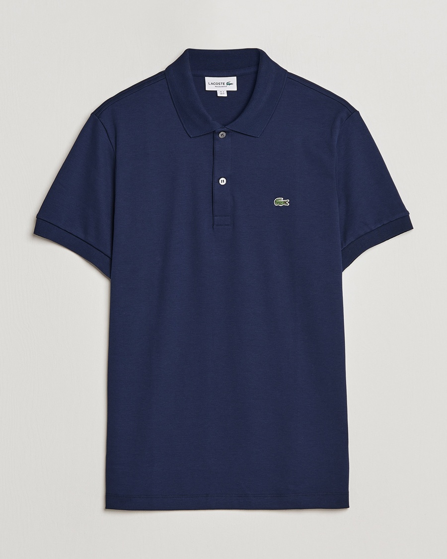 Lacoste Pima Interlock Piké Navy – Blue