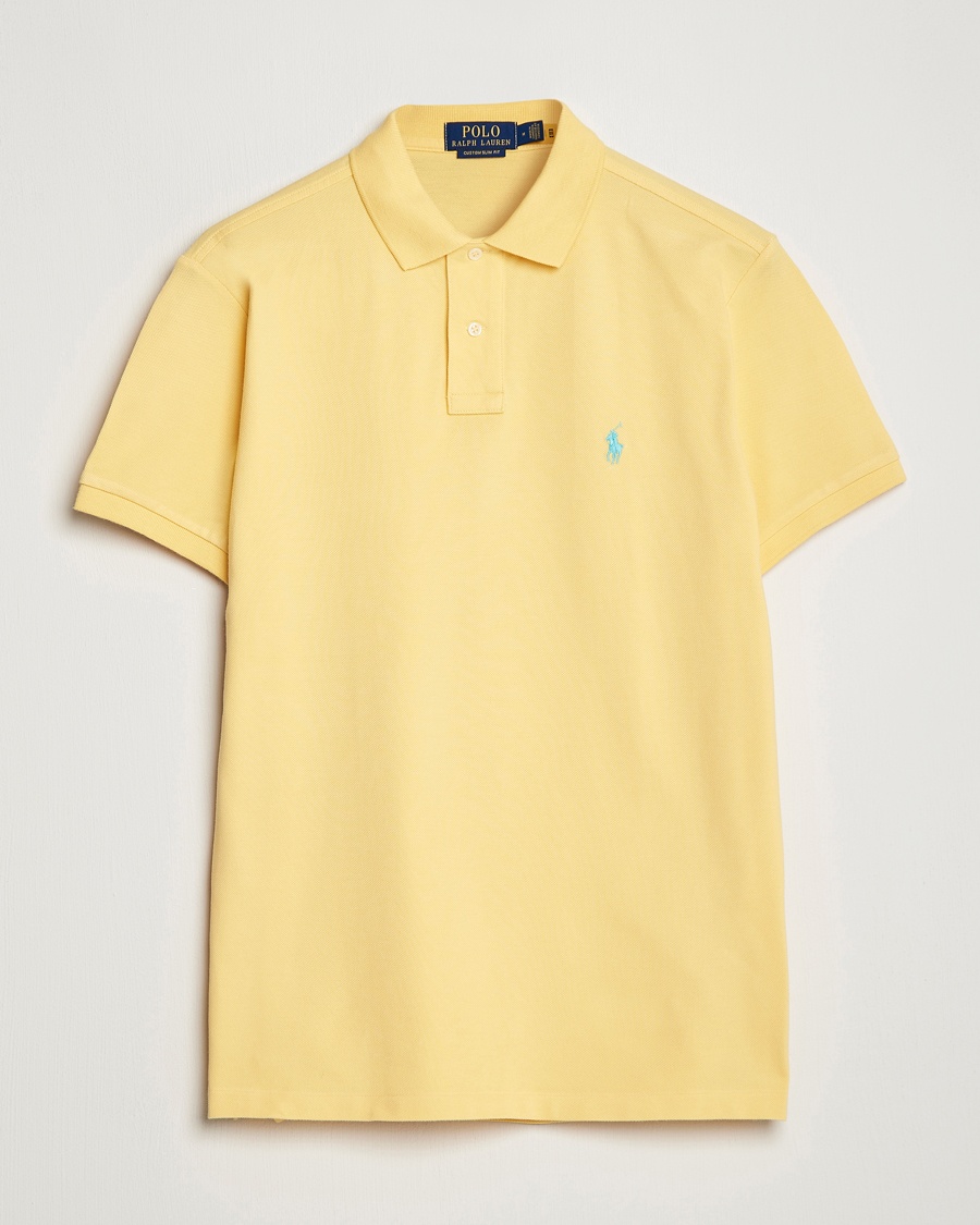Polo Ralph Lauren Custom Slim Fit Polo Corn Yellow – Yellow