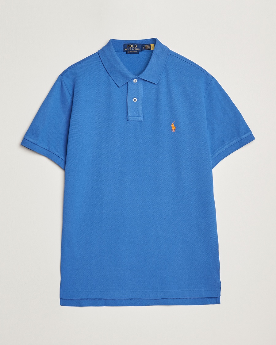 Polo Ralph Lauren Custom Slim Fit Polo New Iris Blue – Blue