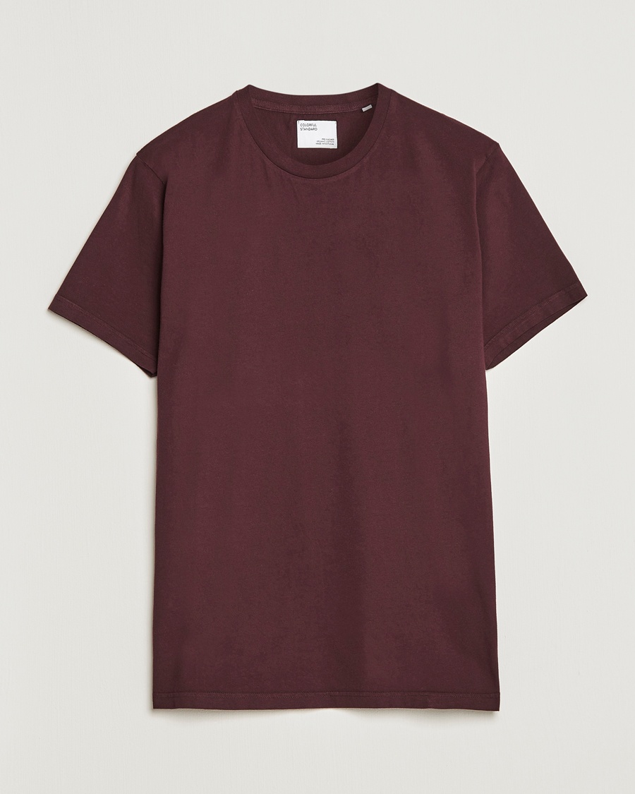 Colorful Standard Classic Organic T-Shirt Oxblood Red – Red