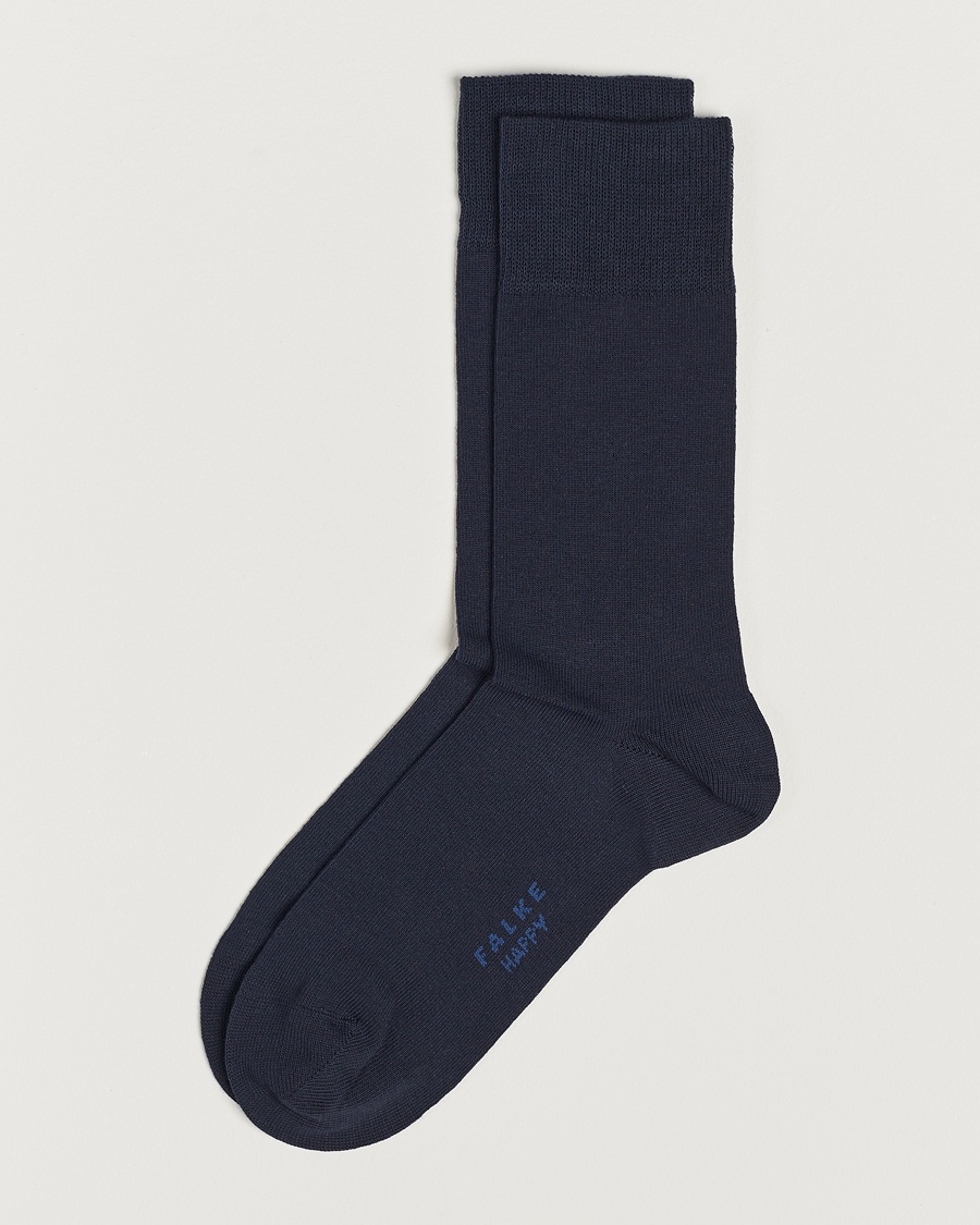 Falke Happy 2-Pack Cotton Socks Navy – Blue