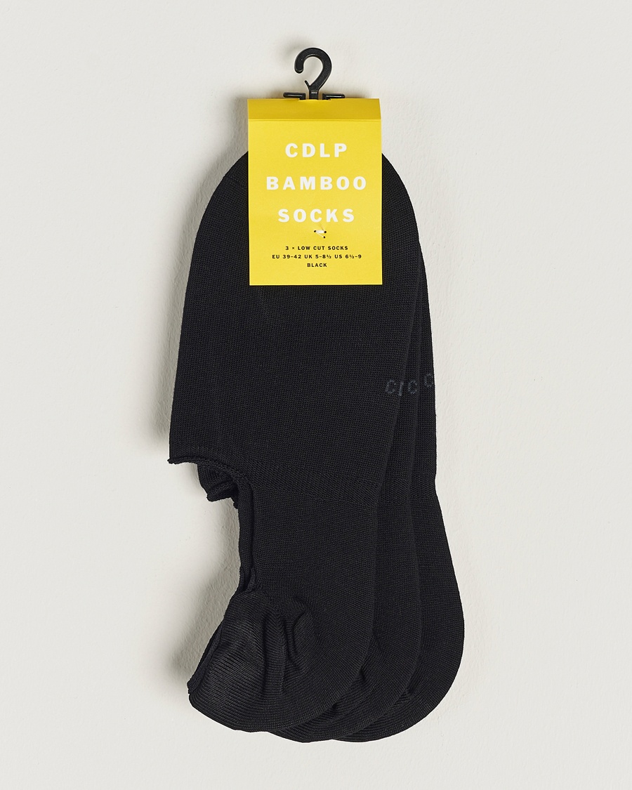 Men | CDLP | CDLP | 3-Pack No Show Socks Black