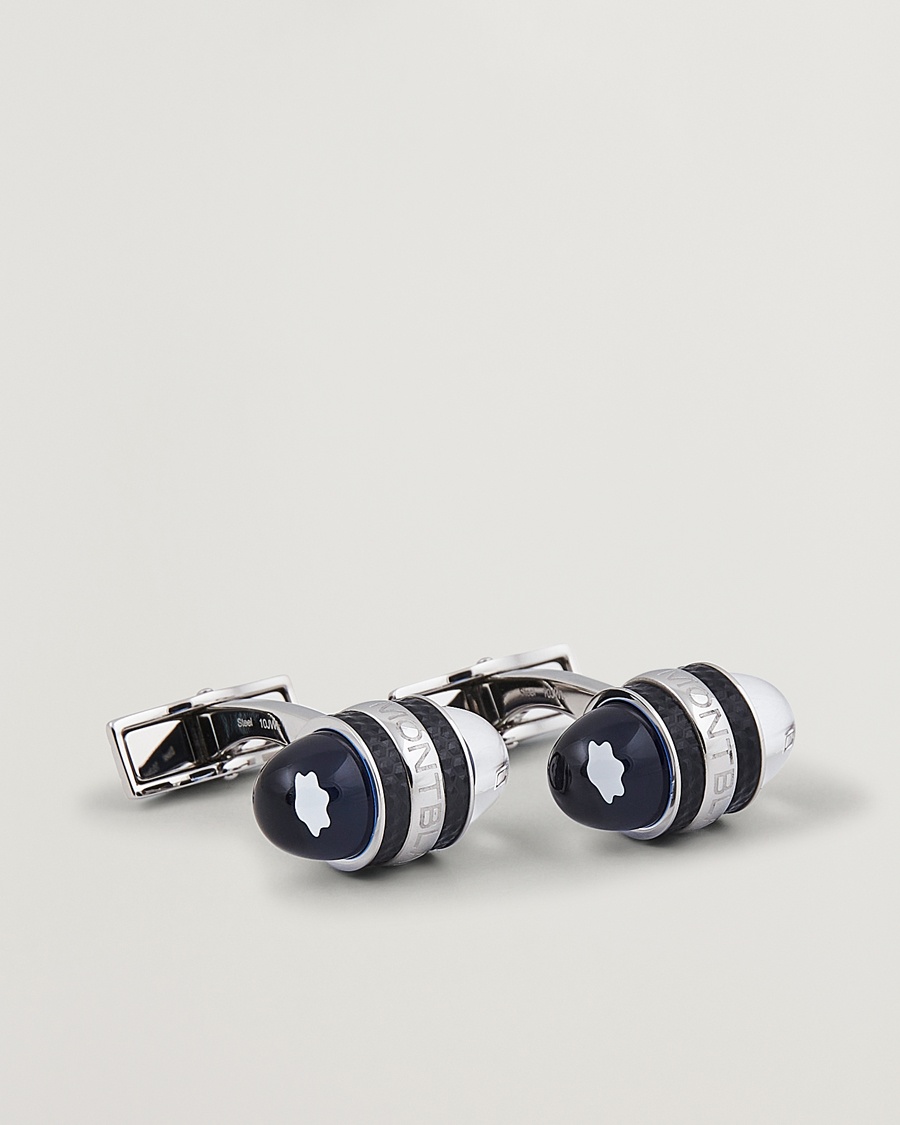 Montblanc Steel Lacquer SAW Cufflinks – Blue
