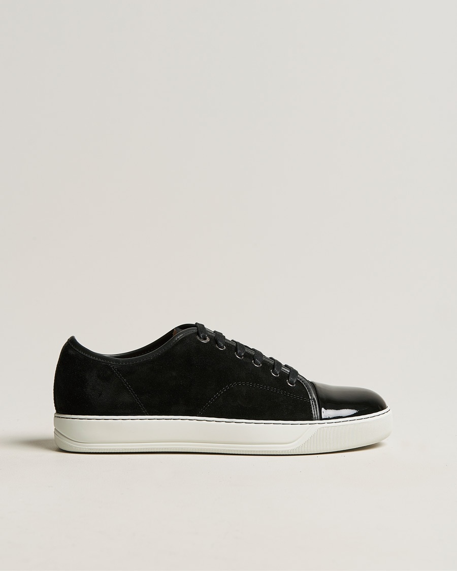 Men | Black sneakers | Lanvin | DBB1 Patent Cap Toe Sneaker Black